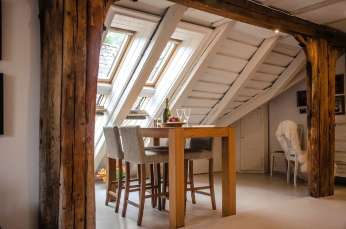 salle a manger sous les combles